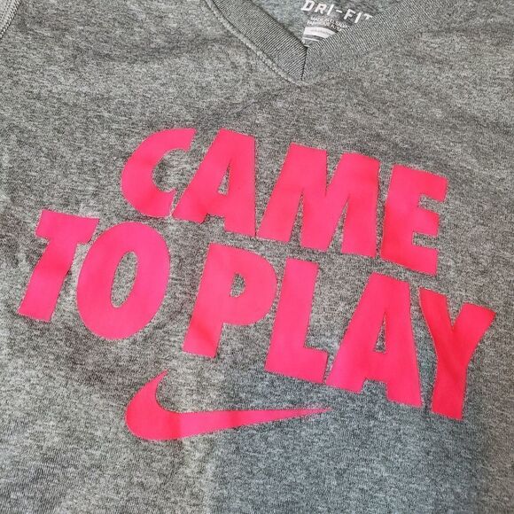 NIKE Dri-Fit V-Neck Tee - Sz. Small - Picture 2 of 5